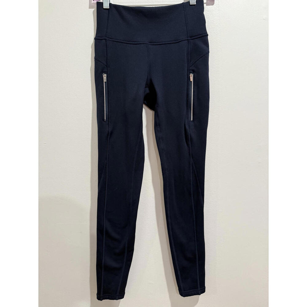 Women's Navy Blue Rainier High-Waisted Pants